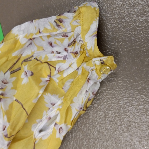 Anna Glover H&M Floral, 3/4 Length Sleeve, Button Up Blouse - Picture 6 of 12